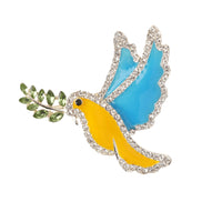 Fashion Dove Enamel Brooch - 4 Options