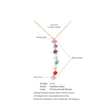 Stainless Steel Resin Chip Necklace - 2 Colours