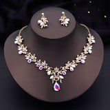 Fashion Statement Crystal Necklace Set - 11 Options