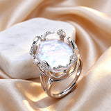 Fashion Natural Freshwater Baroque Pearl Adjustable Ring - 4 Options