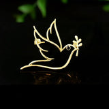 Fashion Minimalist Hollow Brooch - 2 Colours - 7 Options