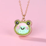 Fashion Cute Animal Glitter Necklace - 9 Options