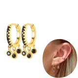 925 Sterling Silver & Gold Plated Hoop Earrings - 73 Options