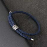 Fashion 4mm Nylon Cord Adjustable Bracelet - 5 Colours