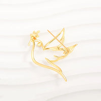 Fashion Minimalist Hollow Brooch - 2 Colours - 7 Options