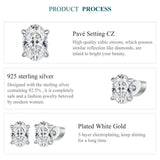 925 Sterling Silver Simple CZ Small Ball/Flat Back Studs - 12 Options