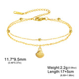 Stainless Steel Charm Anklet/Bracelet - 28 Options - 2 Sizes
