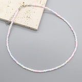 Fashion Seed Bead Choker Necklace - 28 Options