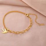 Stainless Steel Bird Bracelet - 2 Colours - 4 Designs