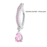 14G Titanium Belly Button Ring - 11 Options