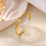 Stainless Steel Open Cuff Bangle - 22 Options