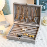 Velvet Jewellery Storage Box - 8 Options