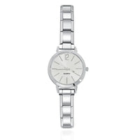 Stainless Steel Round Simple Italian Charm Watch - 4 Colours