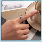 925 Sterling Silver Agate Ring