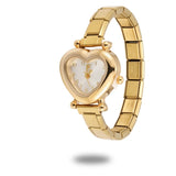 Stainless Steel Heart Italian Charm Watch - 29 Options