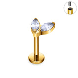 G23 Titanium 16G Body Piercing 10 Designs - 4 Sizes