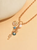 Fashion Ocean Themed Chunky Gold Coloured Necklace