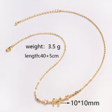 Fashion Cubic Zirconia Bow Love Heart Necklace - 3 Colours