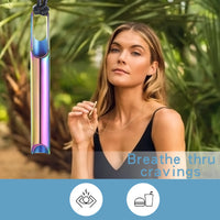 Stainless Steel  Breathing Anxiety Necklace- 2 Options - 5 Colours