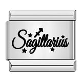 Stainless Steel Star Sign Italian Charm - 12 Options