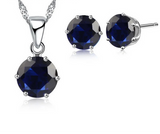 925 Sterling Silver Necklace/Earring Set - 16 Options