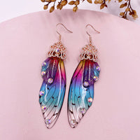 Handmade Fairy Wing Drop Earrings - 54 Options