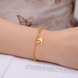 Stainless Steel Bird Bracelet - 2 Colours - 4 Designs