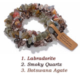 Fashion Irregular Natural Stone Bracelet Set - 16 Options