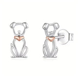 Fashion Dog Stud Earrings - 3 Designs