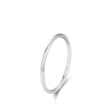925 Sterling Silver Simple Stackable Dainty Ring - 11 Designs