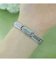 Stainless Steel Female Family Italian Charm