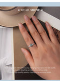 925 Sterling Silver Agate Ring