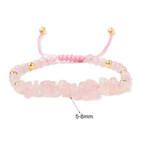 19cm Irregular Chip Stone Bracelet - 16 Options