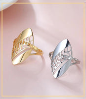 Stainless Steel Ethnic Patterned Ring - 2 Colours