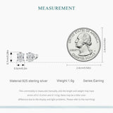925 Sterling Silver Simple CZ Small Ball/Flat Back Studs - 12 Options