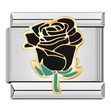 Stainless Steel Flower Italian Charm - 7 Options