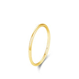 925 Sterling Silver Simple Stackable Dainty Ring - 11 Designs