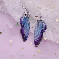 Handmade Fairy Wing Drop Earrings - 54 Options