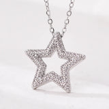 Fashion Multicolour Star Crystal Necklace - 4 Options