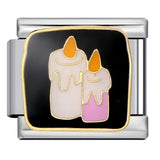 Stainless Steel Halloween Themed Italian Charm - 30 Options