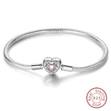 925 Sterling silver 17-20CM Charm Bracelet - Various Designs