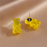 Fashion Candy Colours Duck/Bear Earrings - 25 Options