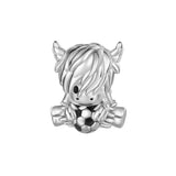 925 Silver Highland Cow Charm - 12 Options