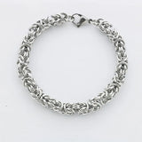 Hand-woven Stainless Steel Bracelet - 5 Designs - 7 Lengths