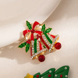 Fashion Christmas Crystal Brooch - 5 Options