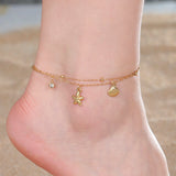 Stainless Steel Charm Anklet/Bracelet - 28 Options - 2 Sizes