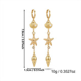 Fashion Sea Themed Long Drop Earrings - 2 Options