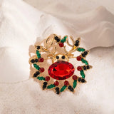 Fashion Christmas Crystal Brooch - 5 Options