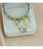 Stainless Steel Heart Star Circle Chain Italian Charm - 6 Options