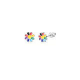 Stainless Steel Screw Back Colourful Earrings - 9 Options